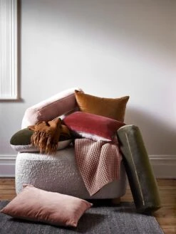 Luxury Velvet Cushion - Cashew -Household Items Discount 2020 luxury velvet cushions 2 2 1