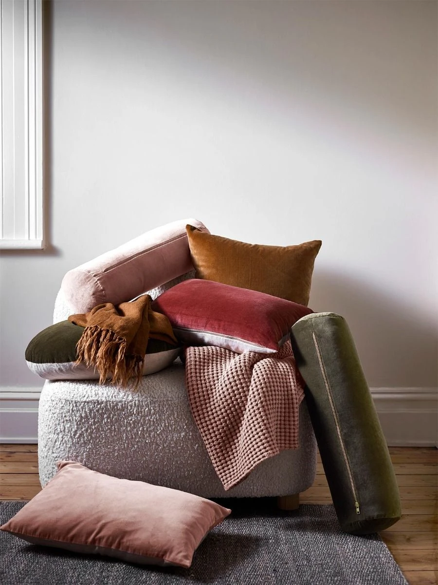 Luxury Velvet Cushion - Hazelnut 4 Luxury Velvet Cushion - Hazelnut - Image 2