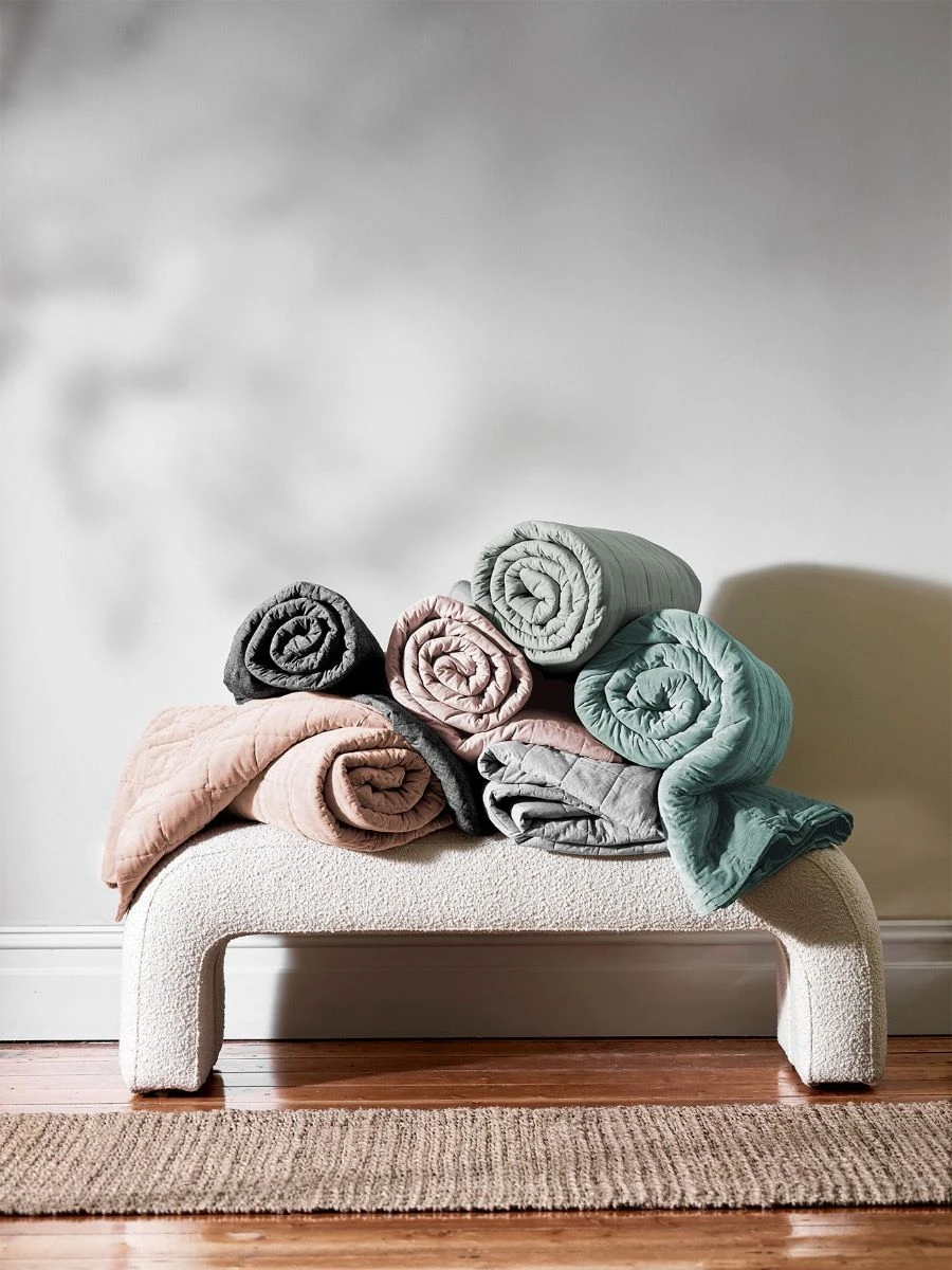 Maison Vintage Coverlet - Limestone 6 Maison Vintage Coverlet - Limestone - Image 4