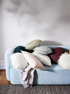 Vintage Linen Fringe Cushion - Shell 9 Vintage Linen Fringe Cushion - Shell -Household Items Discount 2021 living setting 5 1 1