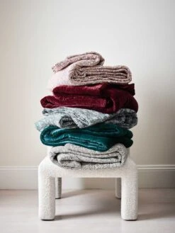 Jaipur Coverlet - Mist & Feather -Household Items Discount 2022 bedcover stack 2 4