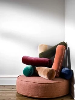 Luxury Velvet Bolster - Brandy -Household Items Discount 2022 luxury velvet bolsters 1 1