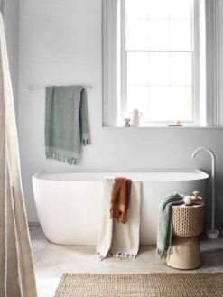 Paros Rib Hand Towel - Bronze -Household Items Discount 2022 paros rib towels sage sand bronze 4