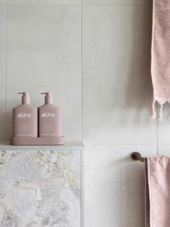 Raspberry Blossom & Juniper Wash & Lotion DUO + Tray -Household Items Discount al ive raspberry blossom duo 2