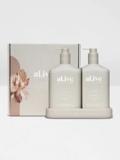 Sea Cotton & Coconut Wash & Lotion DUO + Tray