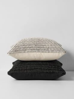 Alpine Cushion - Black -Household Items Discount alpine cushions stacked