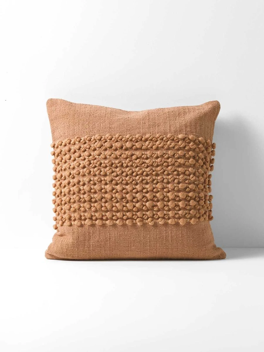 Bobble Cushion - Pecan 3 Bobble Cushion - Pecan