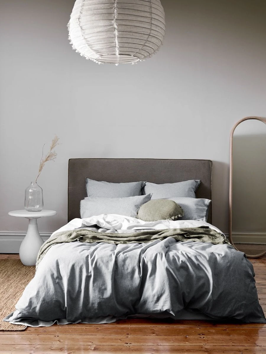 Fringed Linen Light Shade - Marshmallow 6 Fringed Linen Light Shade - Marshmallow - Image 4