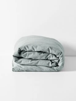 Chambray Fringe Quilt Cover - Mineral 8 Chambray Fringe Quilt Cover - Mineral -Household Items Discount chambray fringe quiltcover mineral