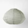 Cloud Fringed Oval Pendant - Limestone 2 Cloud Fringed Oval Pendant - Limestone -Household Items Discount cloud fringed linen pendant oval limestone