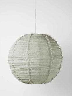 Household Items Discount 31 Cloud Fringed Round Pendant - Limestone