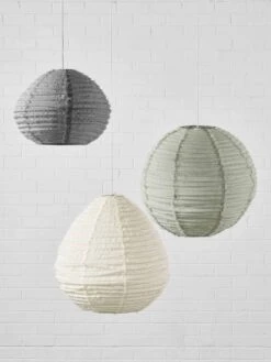 Household Items Discount -Household Items Discount cloud fringed linen pendants grey 2