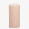 Fluted Large Pillar Candle - Nude -Household Items Discount coast to coast ribbed pillar candle nude large