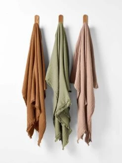 Crinkle Throw - Elm -Household Items Discount crinkle throws 2