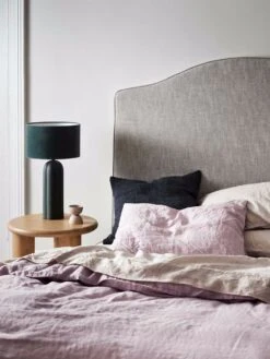 Emile Pure Linen European Pillowcase - Burnished Lilac -Household Items Discount emile bedlinen burnished lilac 2 3 3