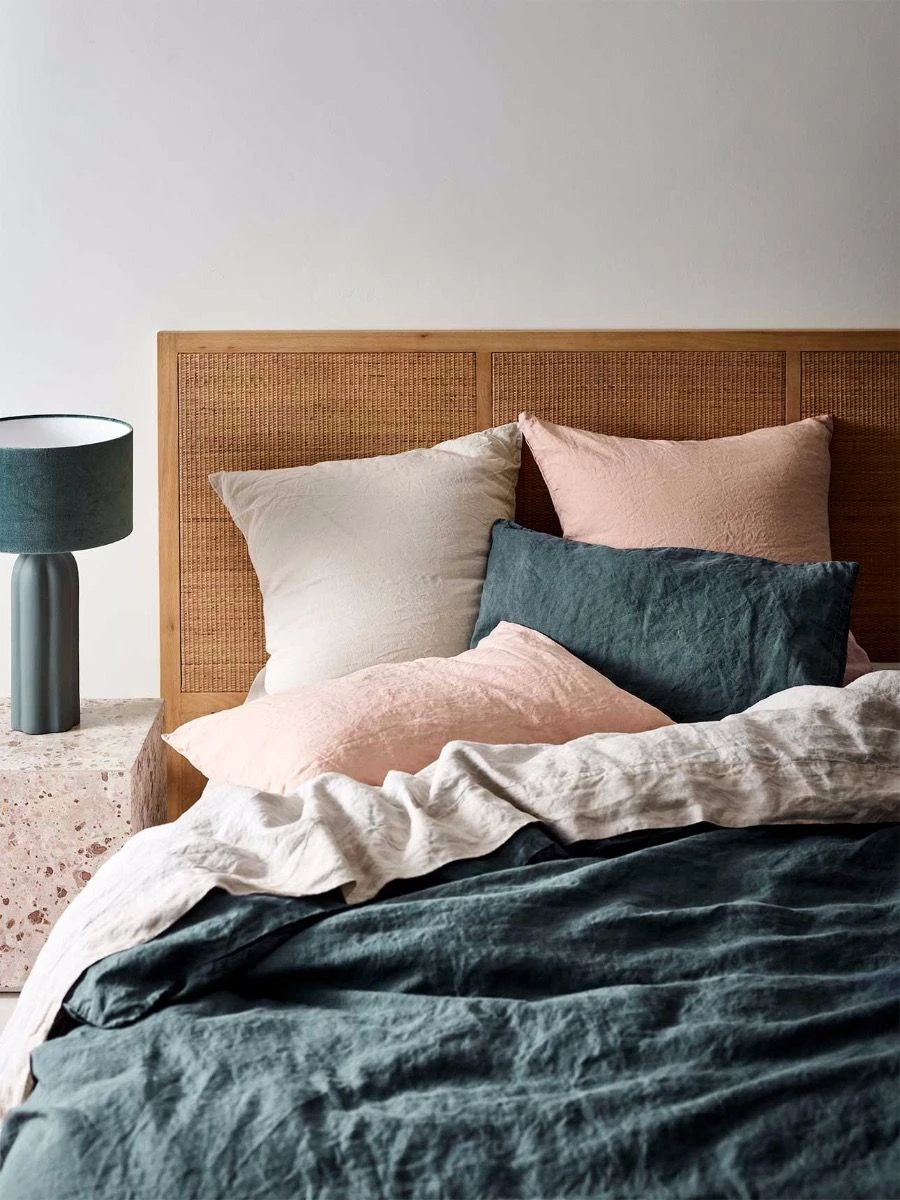 Emile Pure Linen European Pillowcase - Greystone 5 Emile Pure Linen European Pillowcase - Greystone - Image 3