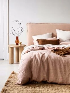 Emile Pure Linen Standard Pillowcase - Spanish Villa -Household Items Discount emile bedlinen spanishvilla 1 3