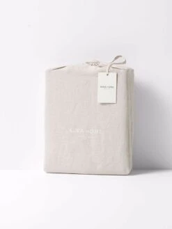 Emile Pure Linen Quilt Cover - Natural -Household Items Discount emile packaging quilt cover natural 3