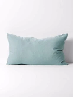 Emile Linen Standard Pillowcase - Aegean Blue