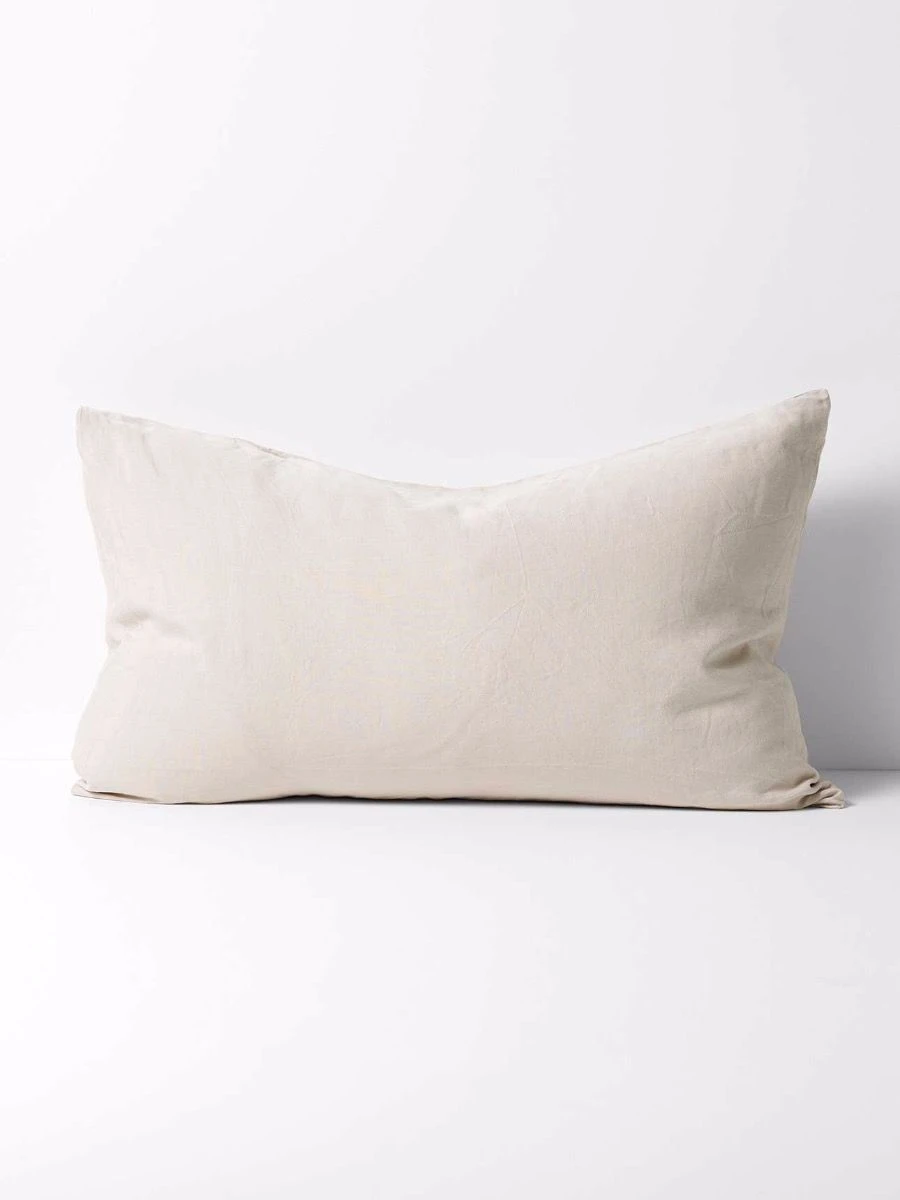 Emile Pure Linen Standard Pillowcase - Natural 3 Emile Pure Linen Standard Pillowcase - Natural