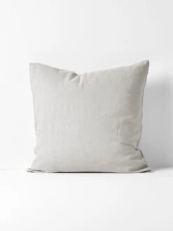 Emile Pure Linen European Pillowcase - Glacier
