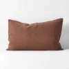 Emile Linen Standard Pillowcase - Clove 1 Emile Linen Standard Pillowcase - Clove -Household Items Discount emile pure linen pillowcase clove 1