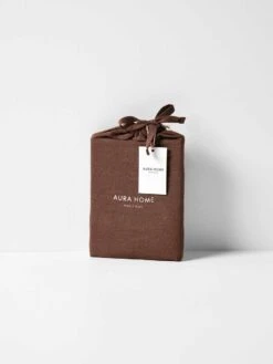 Emile Pure Linen European Pillowcase - Clove 9 Emile Pure Linen European Pillowcase - Clove -Household Items Discount emile pure linen pillowcase clove packaging