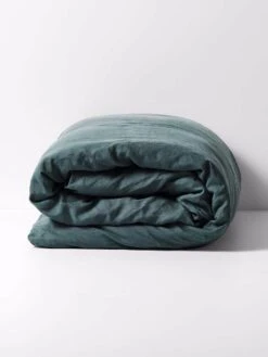 Emile Pure Linen Quilt Cover - Greystone -Household Items Discount emile quilt cover greystone 3