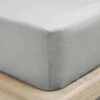 Emile Linen Fitted Sheet - Glacier -Household Items Discount emile sheets glacier 2 2