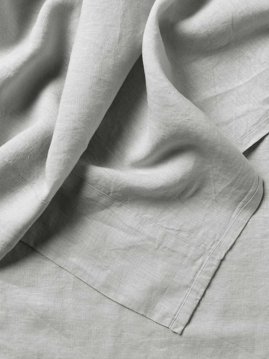 Emile Pure Linen Quilt Cover - Glacier 5 Emile Pure Linen Quilt Cover - Glacier - Image 3