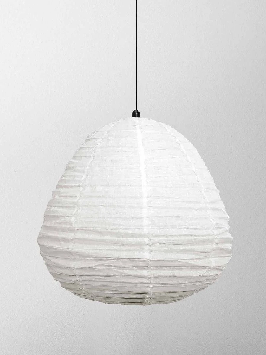 Fringed Linen Light Shade - Marshmallow 3 Fringed Linen Light Shade - Marshmallow