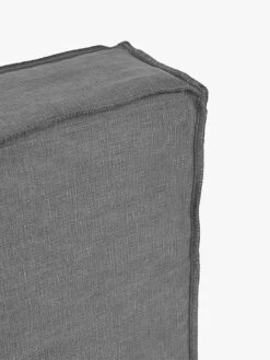 Vittoria Linen Slipcover Bedhead In Smoke - King 7 Vittoria Linen Slipcover Bedhead In Smoke - King -Household Items Discount globe west vittoria bedhead smoke detail 1