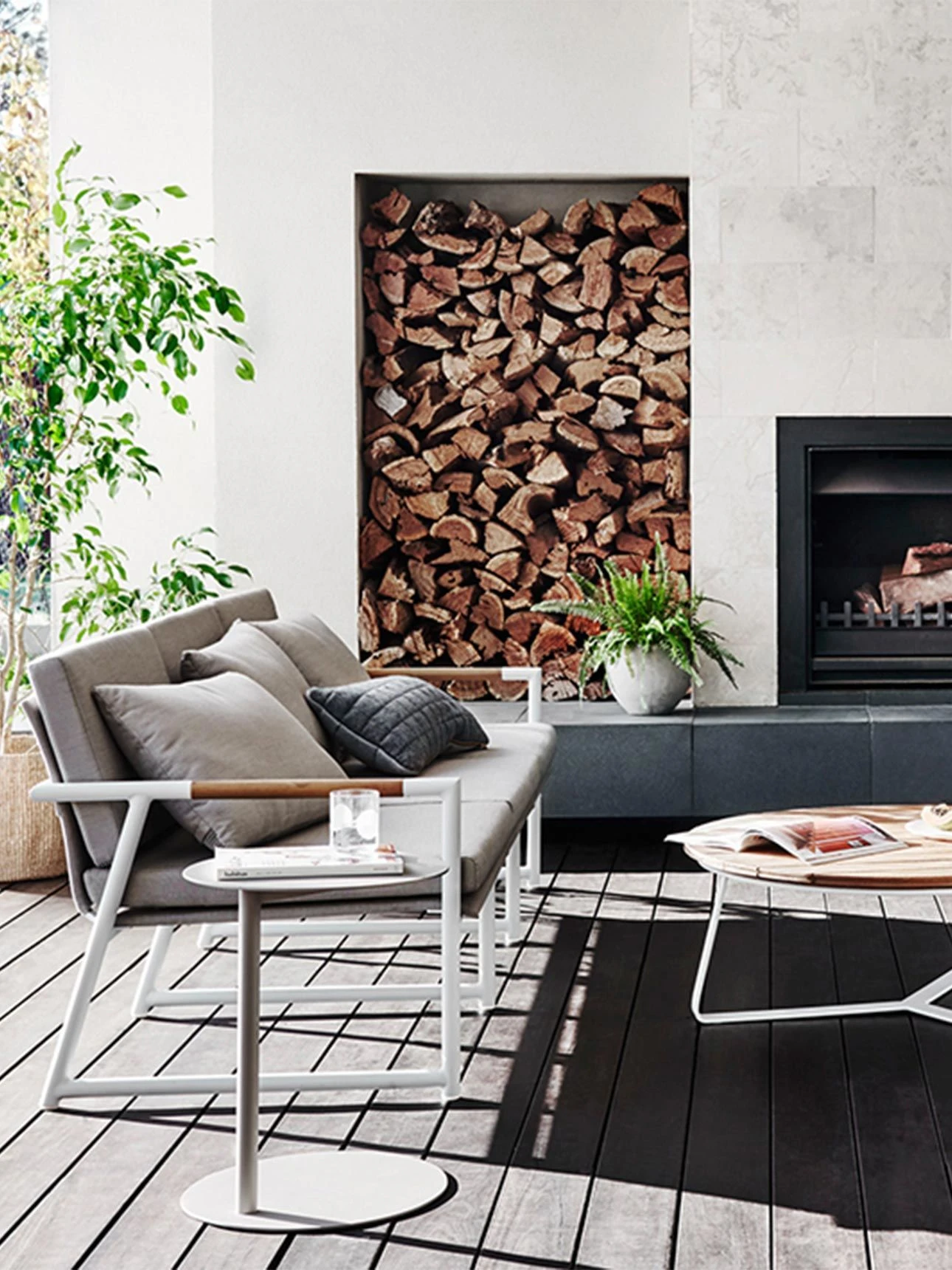 Aperto Ali Round Side Table - Grey 4 Aperto Ali Round Side Table - Grey - Image 2