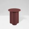 Artie Wave Side Table - Merlot