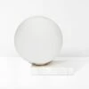 Easton Orb Table Lamp In White -Household Items Discount globe west easton orb table lamp white