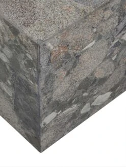 Rufus Block Square Marble Side Table - Grey Fleck Marble -Household Items Discount globe west rufus block square marble side table 4