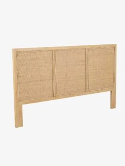 Tennyson Woven Bedhead In Natural Oak - King -Household Items Discount globe west tennyson woven bedhead king natural oak 2