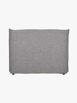 Vittoria Flanged Bedhead In Charcoal Granite - Queen