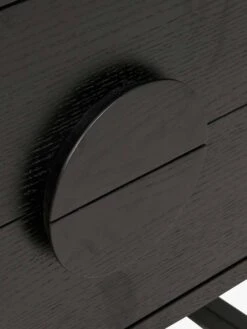 Benjamin Bedside Table - Black -Household Items Discount globewest side table benjamin black 4