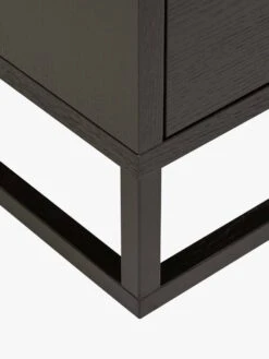 Benjamin Bedside Table - Black -Household Items Discount globewest side table benjamin black 5