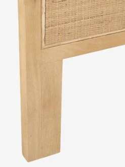 Tennyson Woven Bedhead In Natural Oak - Queen -Household Items Discount globewest tennyson woven bedhead queen natural oak 5