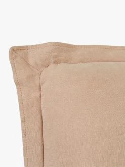 Vittoria Flanged Bedhead In Soft Clay - Queen -Household Items Discount globewest vittoria flanged bedhead detail soft clay 1