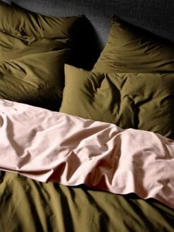 Halo Organic Cotton Standard Pillowcase - Khaki 9 Halo Organic Cotton Standard Pillowcase - Khaki -Household Items Discount halo bedlinen khaki close 4