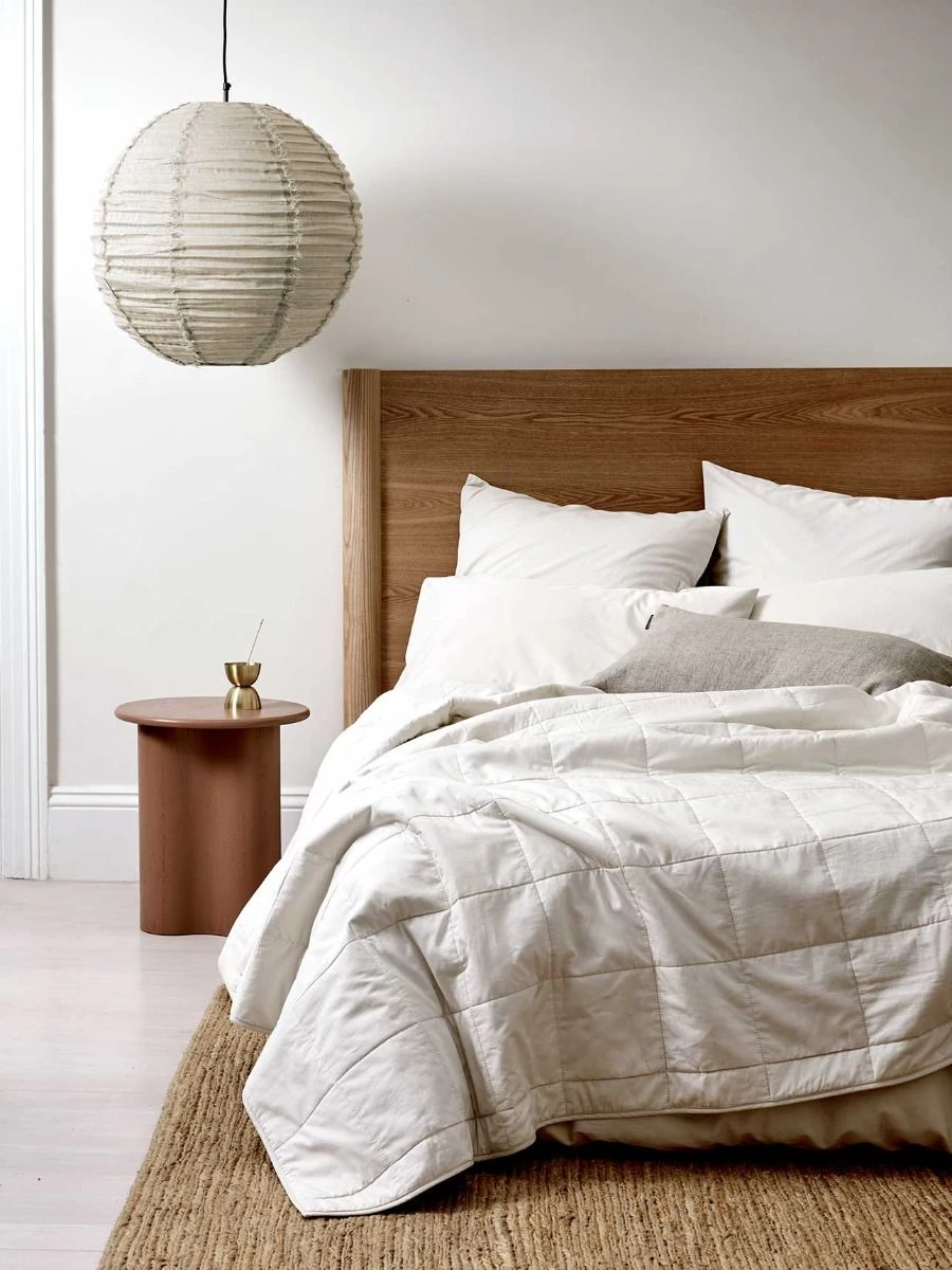 Halo Organic Coverlet - Sand 3 Halo Organic Coverlet - Sand