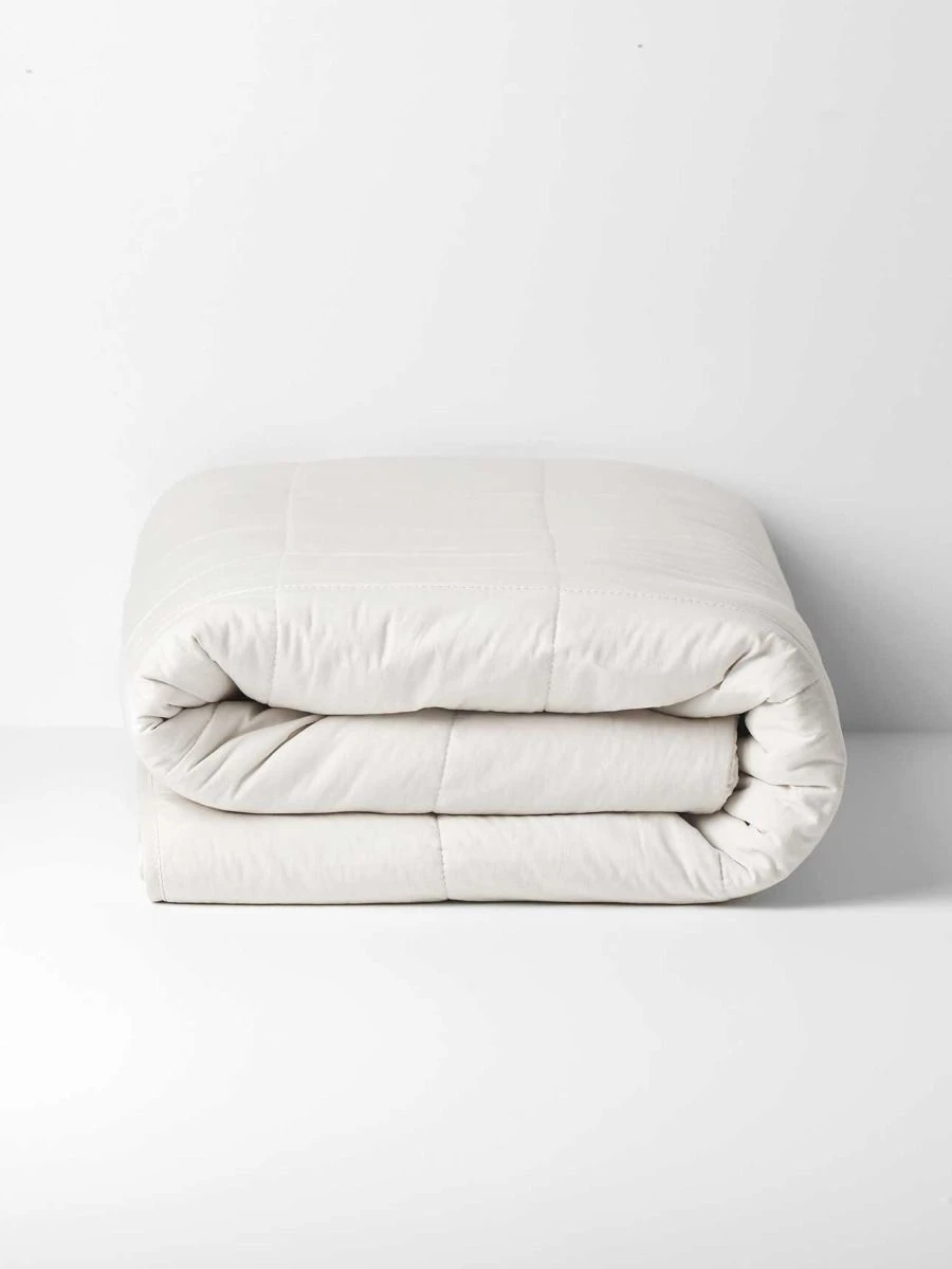 Halo Organic Coverlet - Sand 5 Halo Organic Coverlet - Sand - Image 3