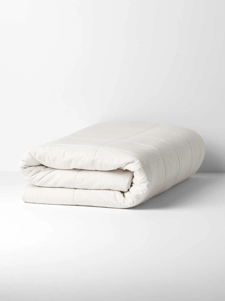 Halo Organic Coverlet - Sand 6 Halo Organic Coverlet - Sand - Image 4