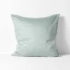 Halo Organic Sateen European Pillowcase - Mist
