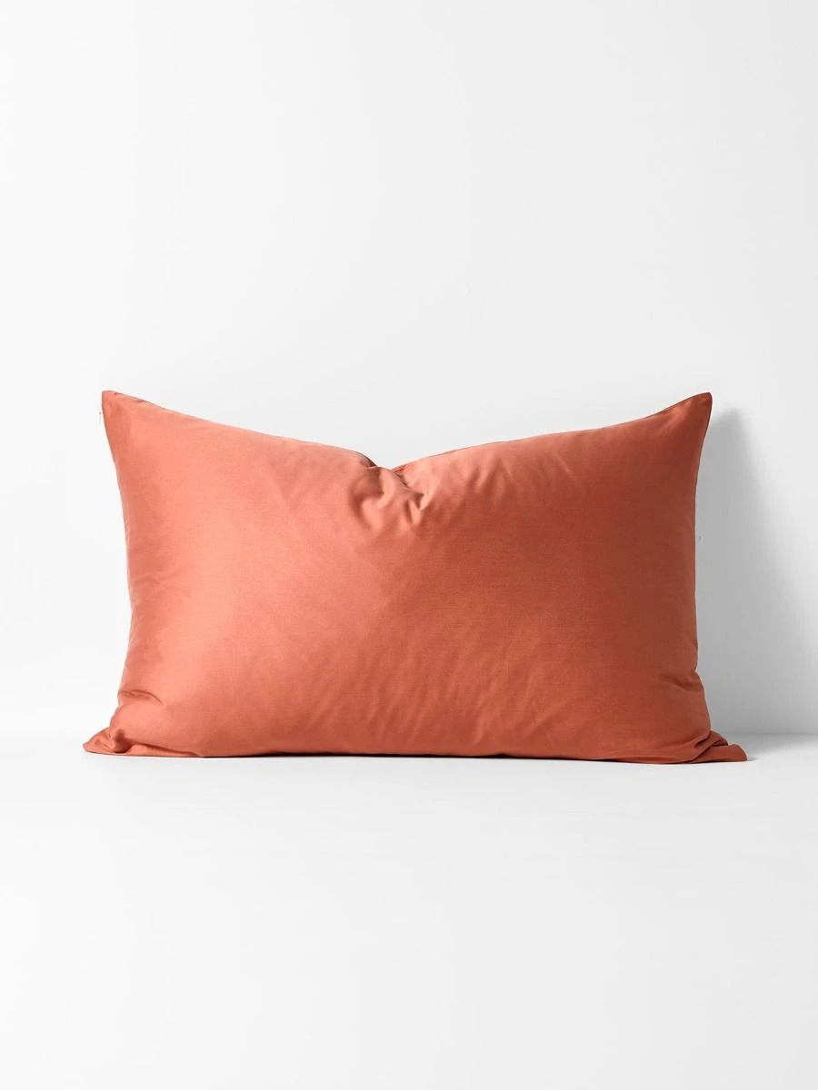 Halo Organic Sateen Standard Pillowcase - Cedarwood 3 Halo Organic Sateen Standard Pillowcase - Cedarwood