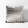 Hazel Stripe Cushion - Black -Household Items Discount hazel cushion black 1