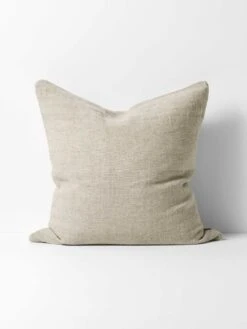 Heavy Linen Cushion - Feather Grey